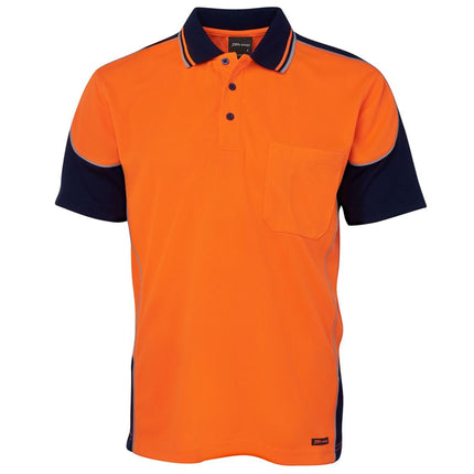JB's Wear Hi-Vis Contrast Piping Polo