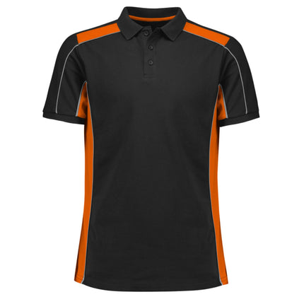 Biz Collection Unisex Grid Short Sleeve Polo