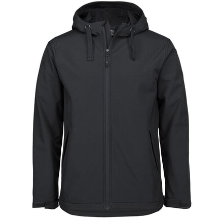 This slim-fitting, three-layer hooded softshell jacket combines waterproof performance with a sleek design and is equipped for personalized logo customization.
