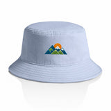 AS Colour Bucket Hat 1117 Powder with example mountain embroidery, product-only