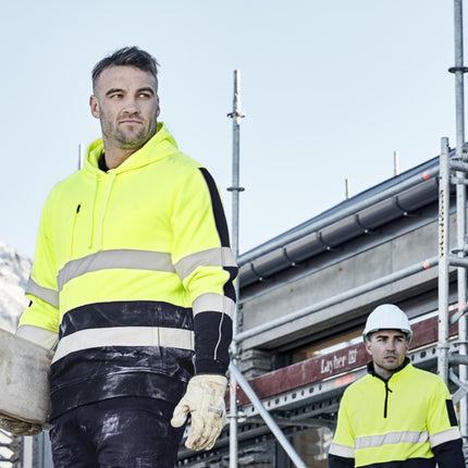 Syzmik Hi-Vis Fleece Hoodie - Branded Day & Night Workwear