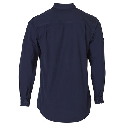 The Winning Spirit WT06 is a long-sleeve work shirt crafted from durable canvas reinforced with CORDURA® fabric, enhancing its strength and resistance to wear