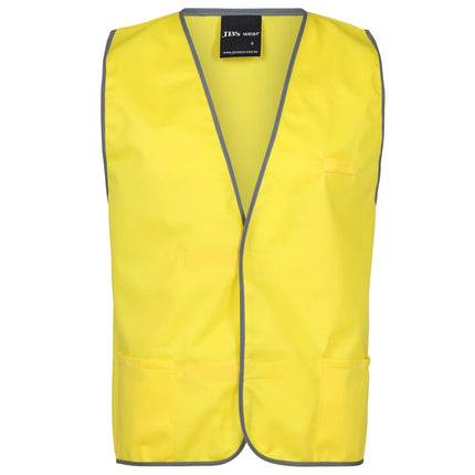 This coloured vest offers a practical and visible layer for various work and outdoor activities. 