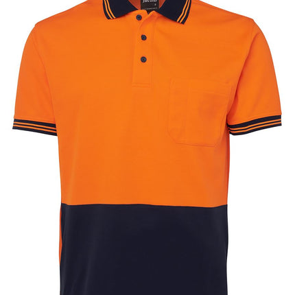 JB's Wear Hi-Vis Short Sleeve Cotton Back Polo