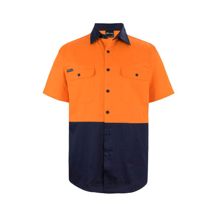 Hi Vis Short Sleeve Light Weight Cotton Shirt
