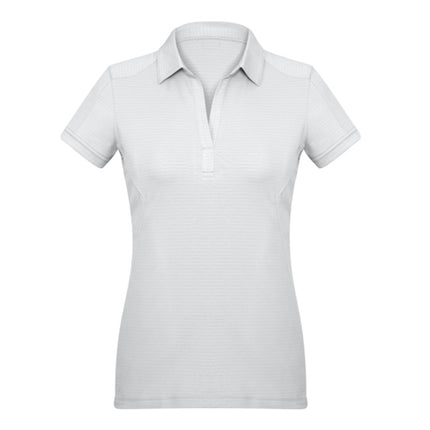 The Biz Collection Ladies' Profile Pique Polo offers breathable comfort and moisture-wicking performance with advanced BIZ COOL™ technology.