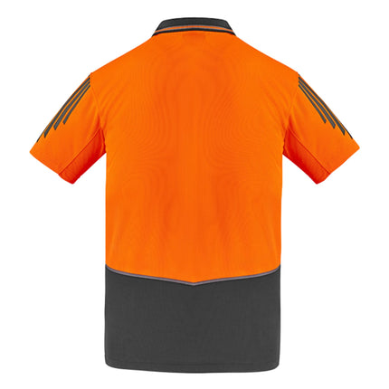 Syzmik Flux Hi-Vis Short Sleeve Polo - Branded Extreme Breathability Uniform