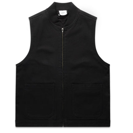 The AS Colour Women's Canvas Heavy Vest combines durability with a sleek design, making it perfect for both work and casual wear. 