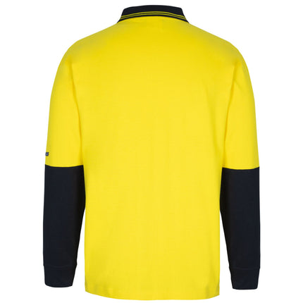 JB's Wear Hi-Vis Long Sleeve Cotton Polo