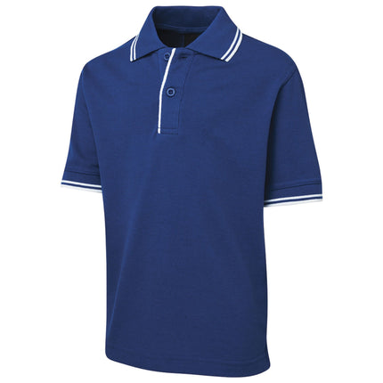 Kids' Classic Contrast Polo Shirt | Durable & UPF 50+ Sun Protection - Custom Logo Print Included