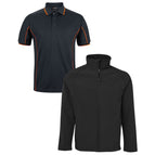 Black/Orange