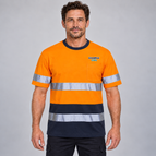 Orange/Navy / XS