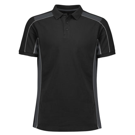 Biz Collection Unisex Grid Short Sleeve Polo