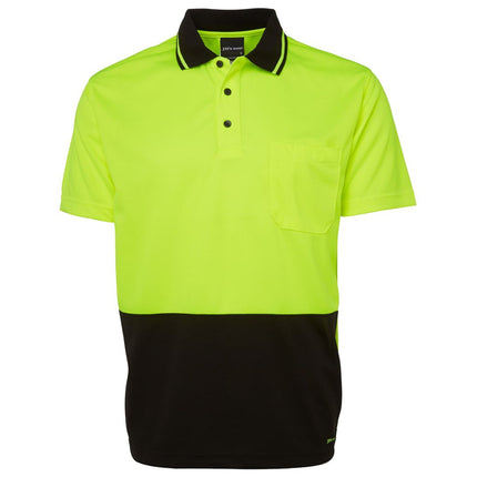 JB's Hi-Vis Non-Cuff Traditional Polo - Branded Day Workwear