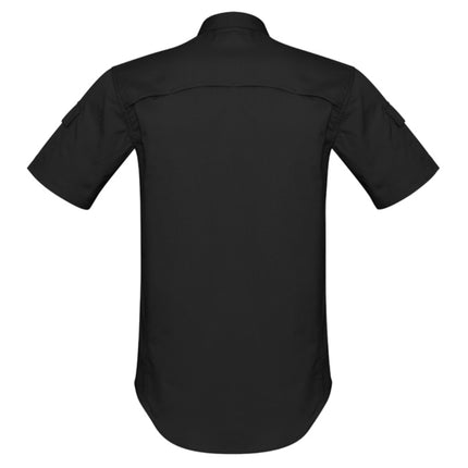 The Syzmik Men’s Rugged Cooling Short Sleeve Work Shirt offers durable comfort with breathable cooling technology, ideal for demanding work environments.