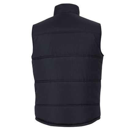 Stay warm and stylish with the Urban Puffer Vest featuring a bold contrast zipper.