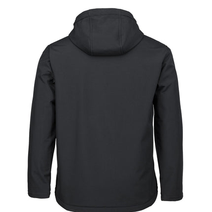 This slim-fitting, three-layer hooded softshell jacket combines waterproof performance with a sleek design and is equipped for personalized logo customization.

