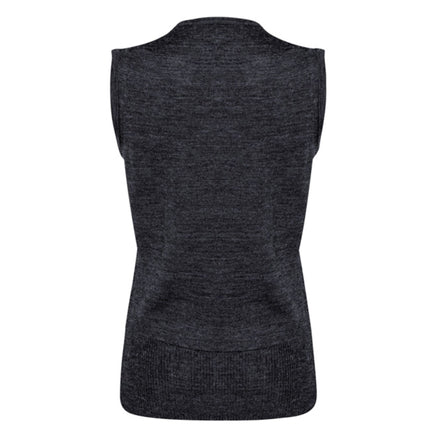 Crafted from a premium wool blend, the Biz Collection Women's Milano Vest offers refined warmth and comfort with a sophisticated V-neck design.