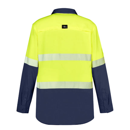 Custom Syzmik Ultra-Light Hi-Vis Shirt - Branded Day & Night Ripstop Workwear