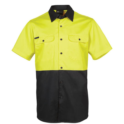 JB's Hi-Vis 150G Shor Sleeve Work Shirt