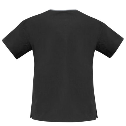 Biz Care Classic Womens Contrast Crossover Scrub Top