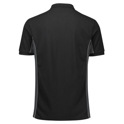 Biz Collection Unisex Grid Short Sleeve Polo