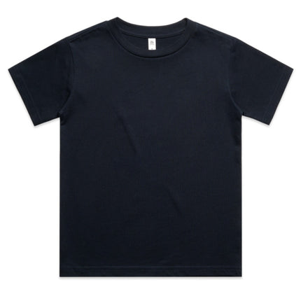 The AS Colour Kids Classic Tee is crafted from heavy-weight cotton, providing durability and comfort for active children.