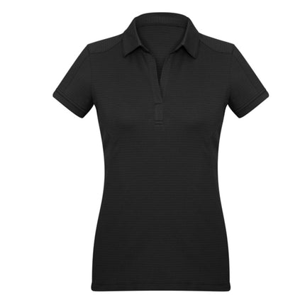 The Biz Collection Ladies' Profile Pique Polo offers breathable comfort and moisture-wicking performance with advanced BIZ COOL™ technology.