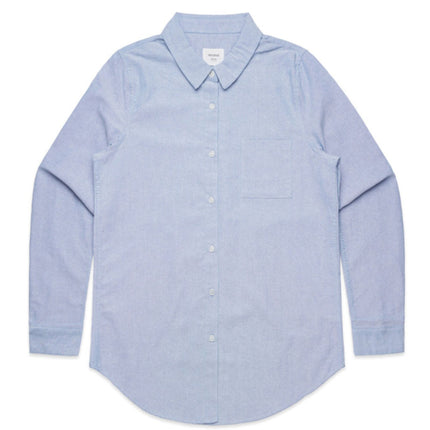The AS Colour Women's Oxford Shirt Classic Fit 4401 combines timeless style with durability, crafted from quality fabric for comfort and resilience. 