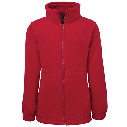 Stay warm and comfortable with JB's Full Zip Polar Fleece Jacket, designed for both kids and adults. Featuring a full-length zipper, this jacket offers easy layering and adjustable ventilation.