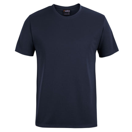 JB's Podium Poly T-Shirt in Navy, unbranded clean front view
