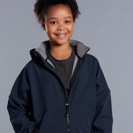 Winning Spirit Kid's ASPEN Softshell Hood Jacket