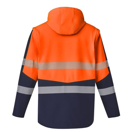 Syzmik Convertible Hi-Vis Softshell Jacket/Vest - Branded Day & Night Workwear
