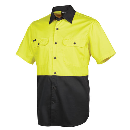JB's Hi-Vis 150G Shor Sleeve Work Shirt