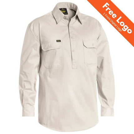 Bisley Front Cool Lightweight Long Sleeve Shirt