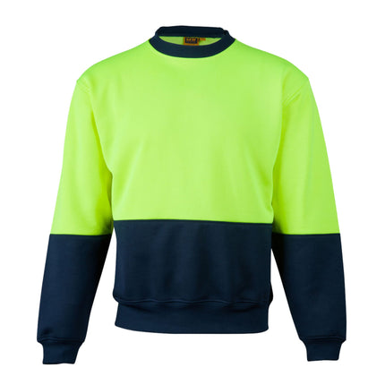 Hi Vis Two Tone Crew Neck Windcheater