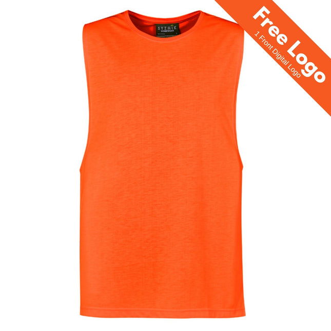 Syzmik Hi-Vis Sleeveless Tee