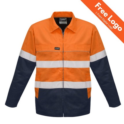 Syzmik Hi-Vis Cotton Day & Night Drill Work Jacket