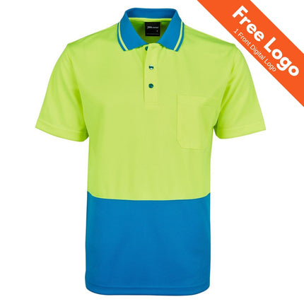 JB's Hi-Vis Non-Cuff Traditional Polo