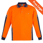 Orange/Navy