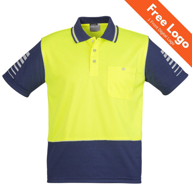 Syzmik Hi-Vis Short Sleeve Zone Polo