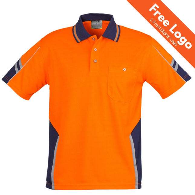 Syzmik Squad Hi-Vis Short Sleeve Polo