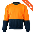 Orange/Navy