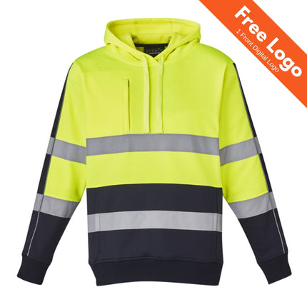 Syzmik Hi-Vis Day & Night  Fleece Hoodie