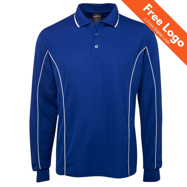 JB's Podium L/S Piping Polo