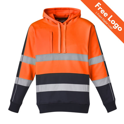 Syzmik Hi-Vis Day & Night  Fleece Hoodie