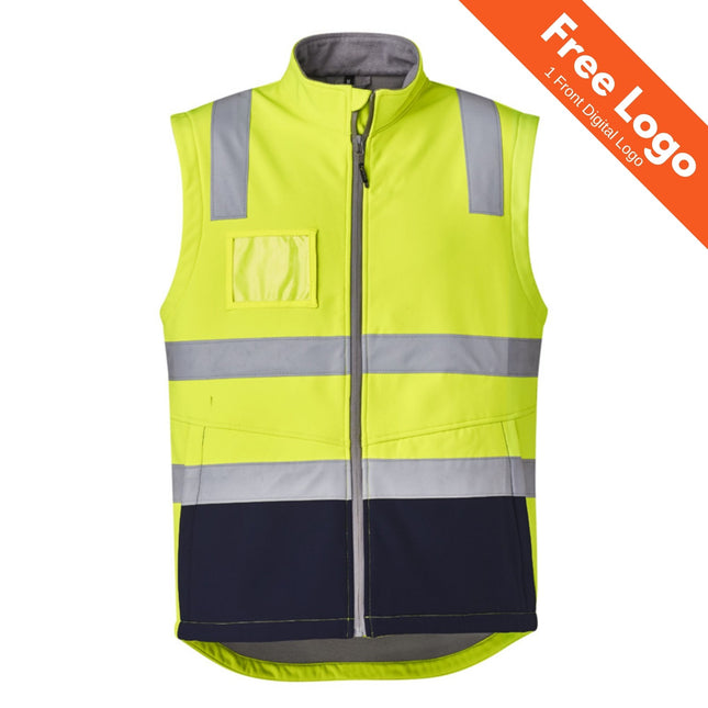 Syzmik Hi-Vis Day & Night  Softshell Vest