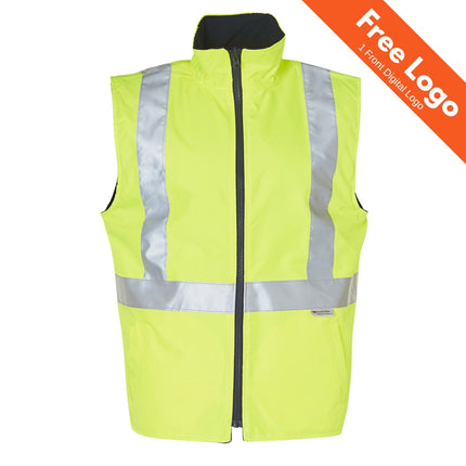 Reversible Hi-Vis Day & Night Safety Vest with 3M Tape