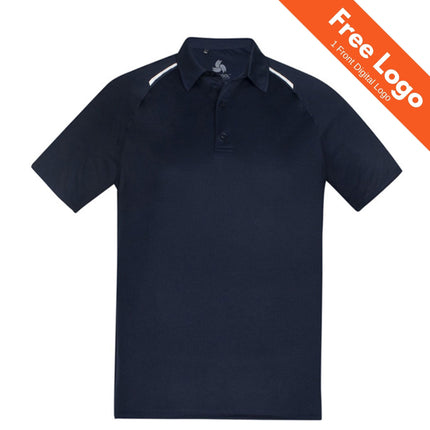 Biz Collection Mens Academy Short Sleeve Polo
