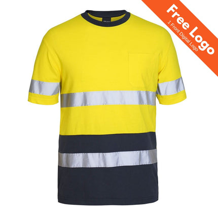 JB's Wear Hi-Vis (D+N) Cotton T-Shirt